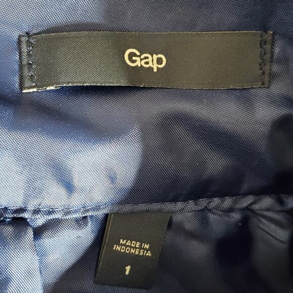 Gap purple wool blend satin lined short plaid skirt Size 1 Excellent condition - Picture 3 of 8